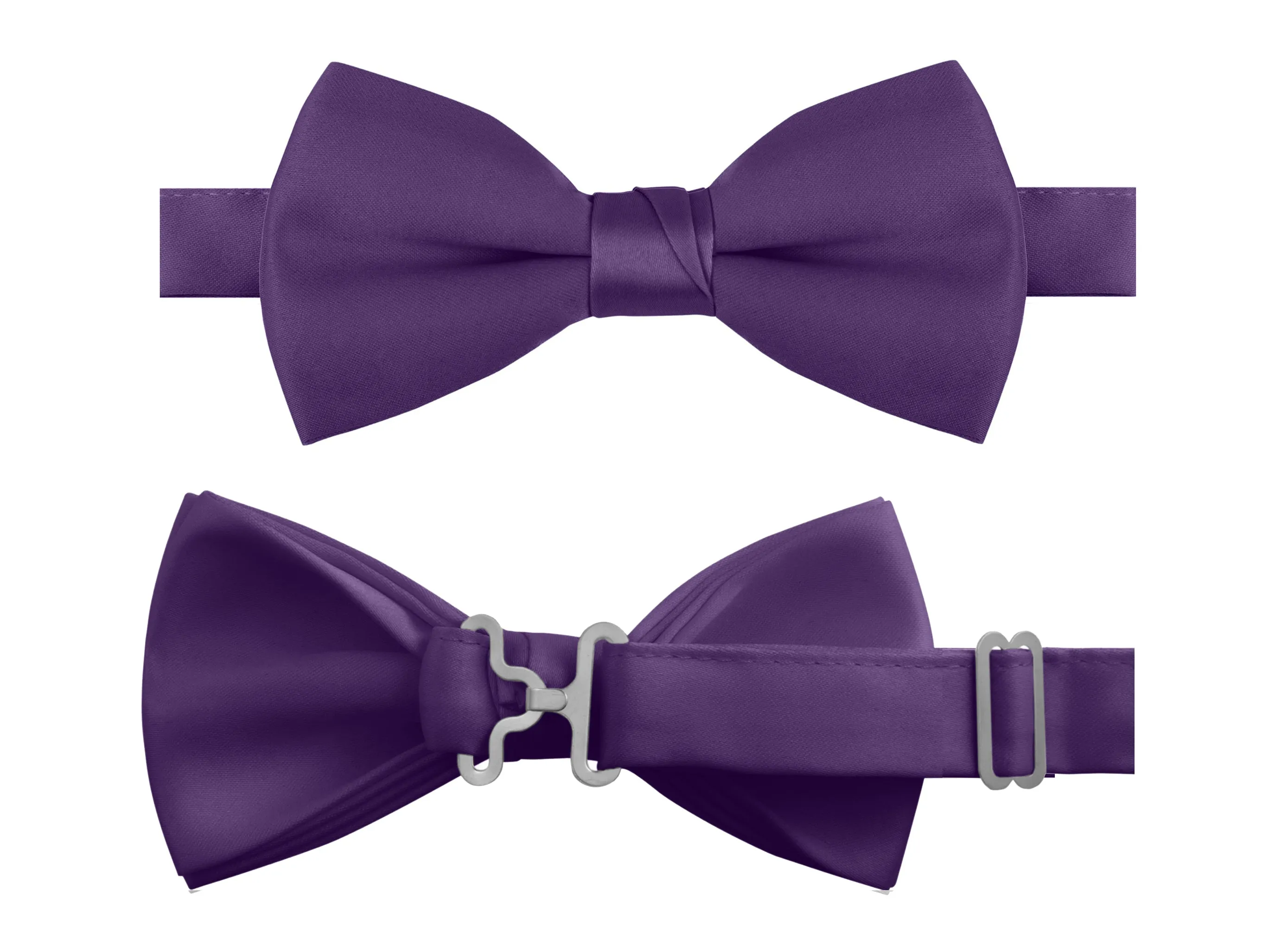 2″ Rich Satin, Adjustable-Band Bowtie