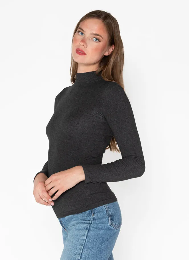 Bamboo Mock Neck Top