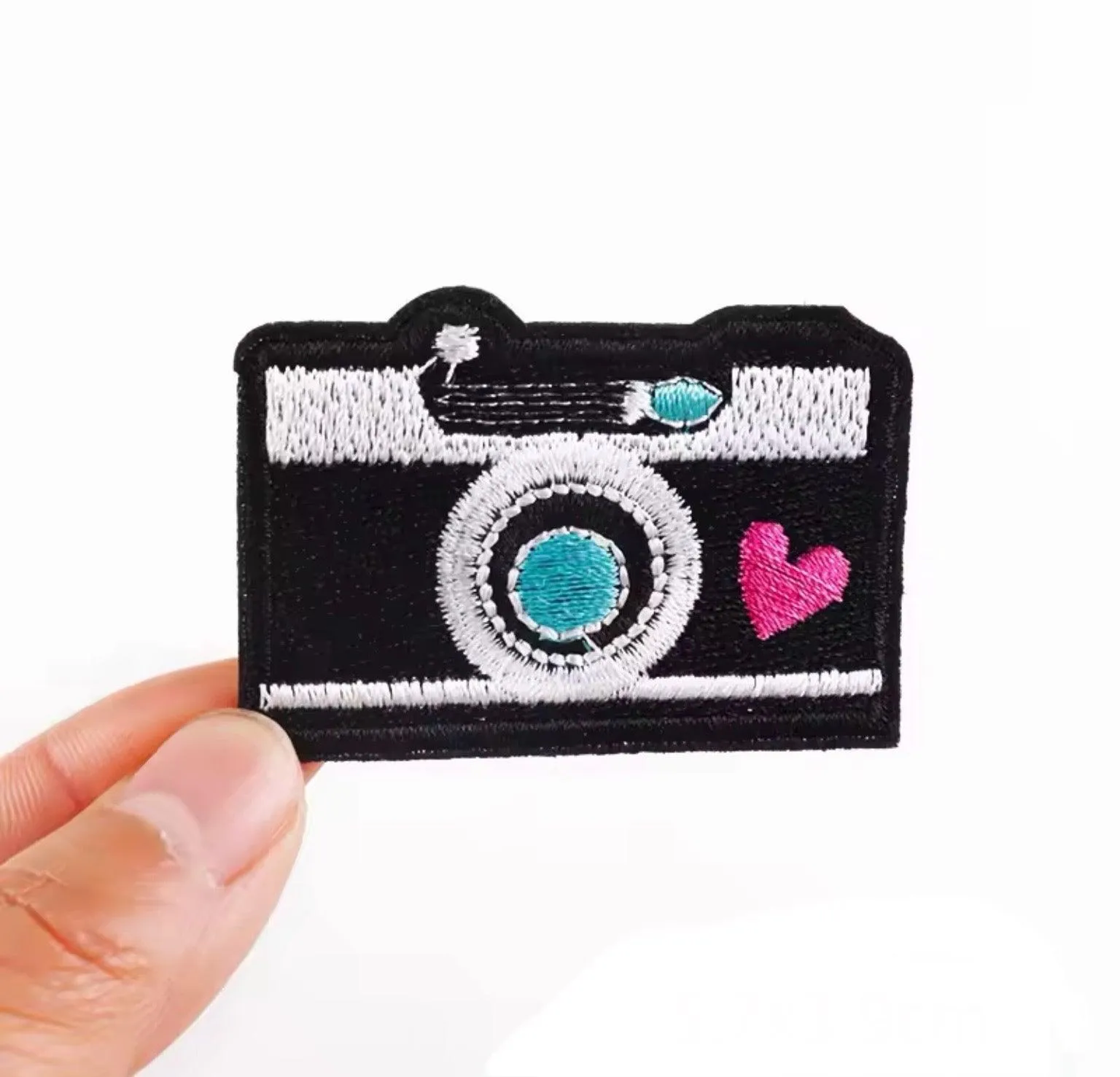 Camera Love- Embroidered Cloth Patch