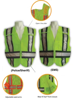 Class 2 Break-A-Way Vest ANSI 107-2006 EMS