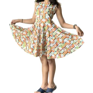 Coral Reef Kids Twirl Dress [FINAL SALE]