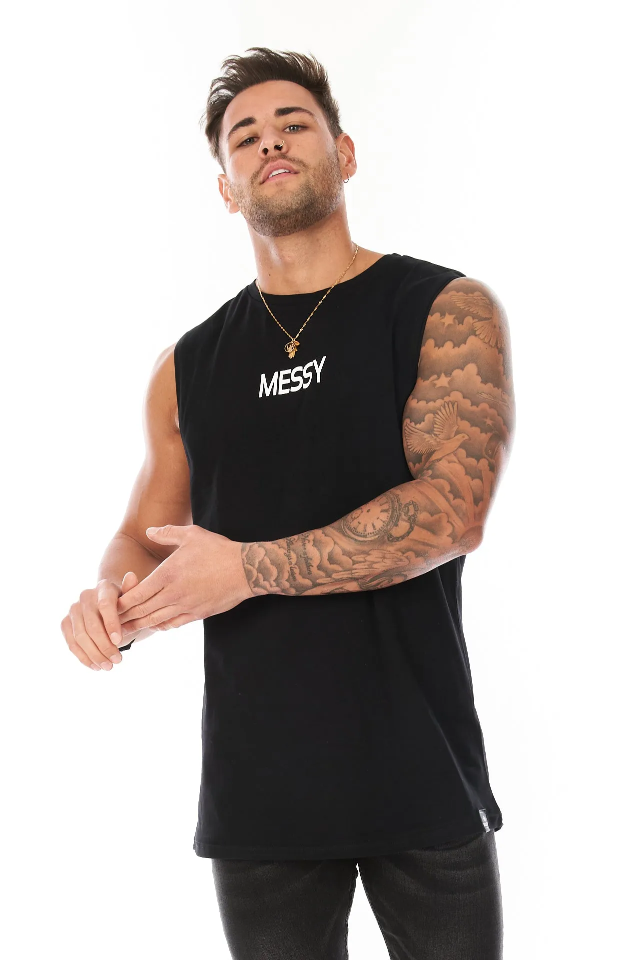 Core Sleeveless T-Shirt Black