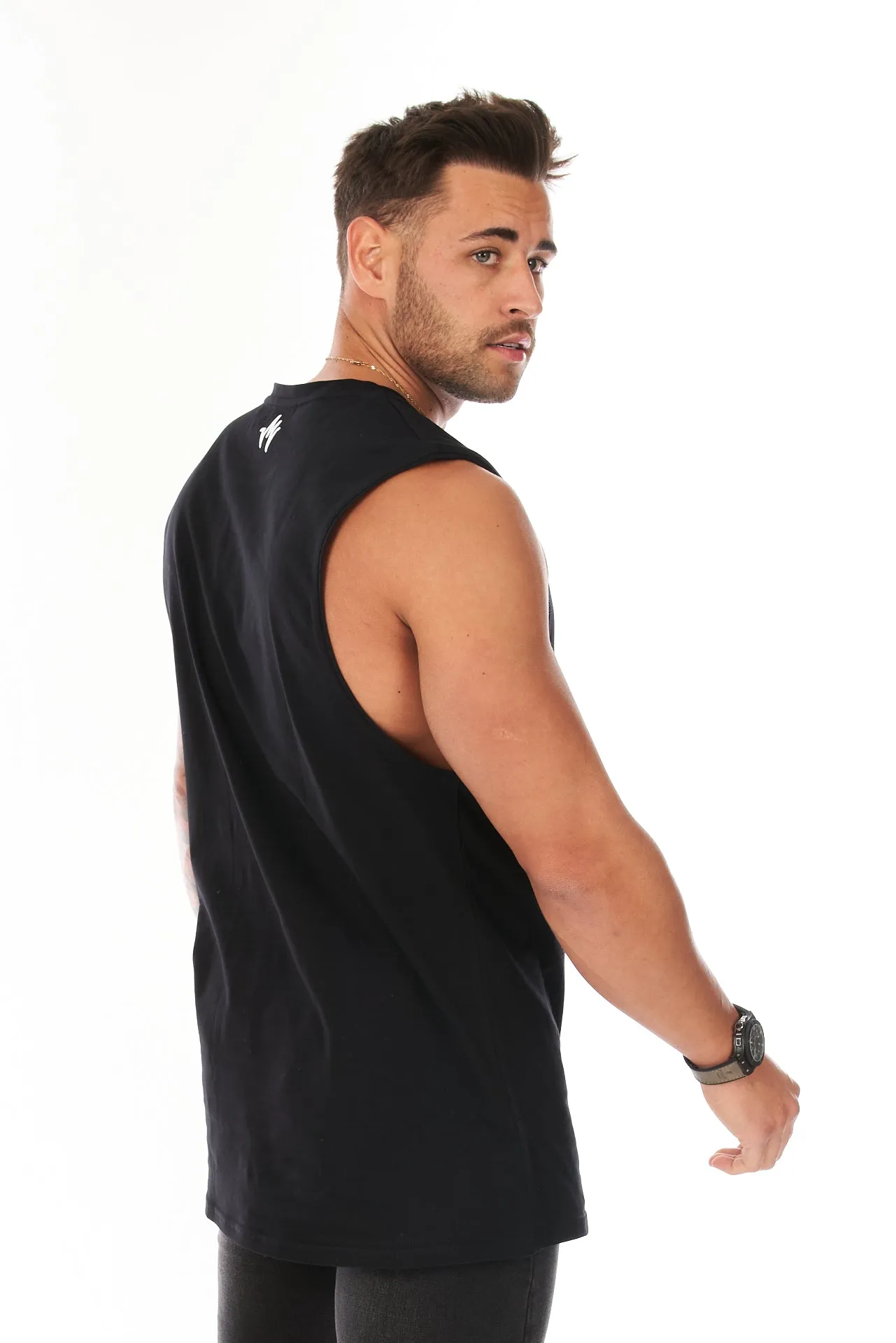Core Sleeveless T-Shirt Black