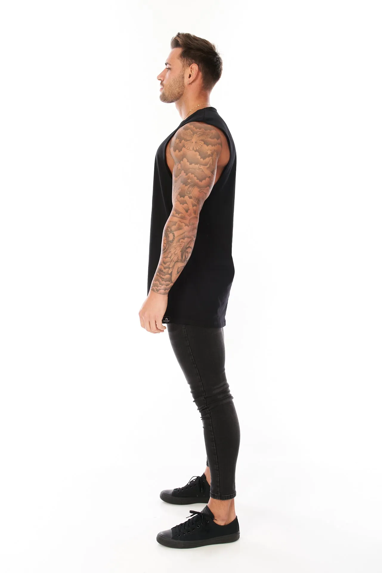 Core Sleeveless T-Shirt Black