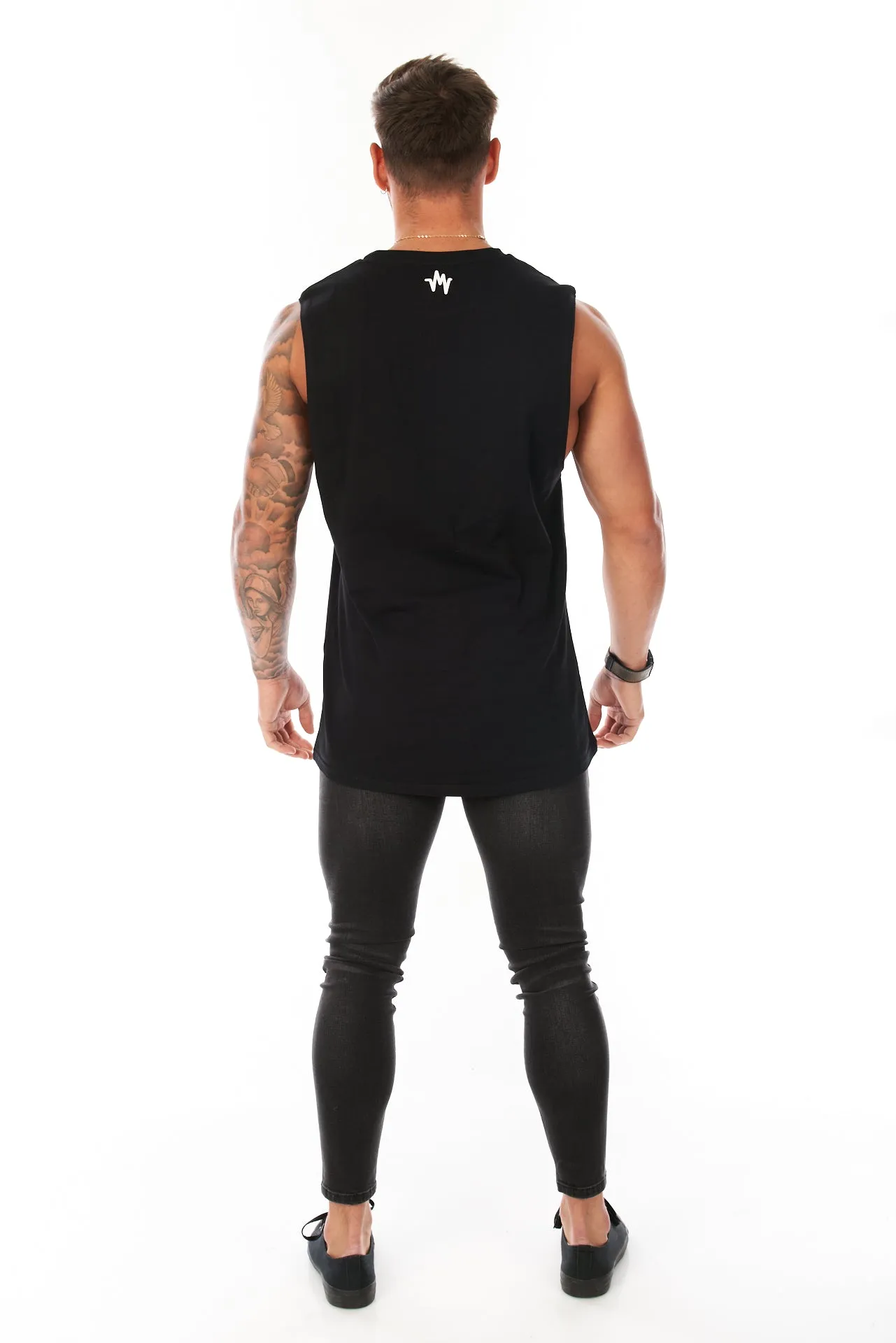 Core Sleeveless T-Shirt Black