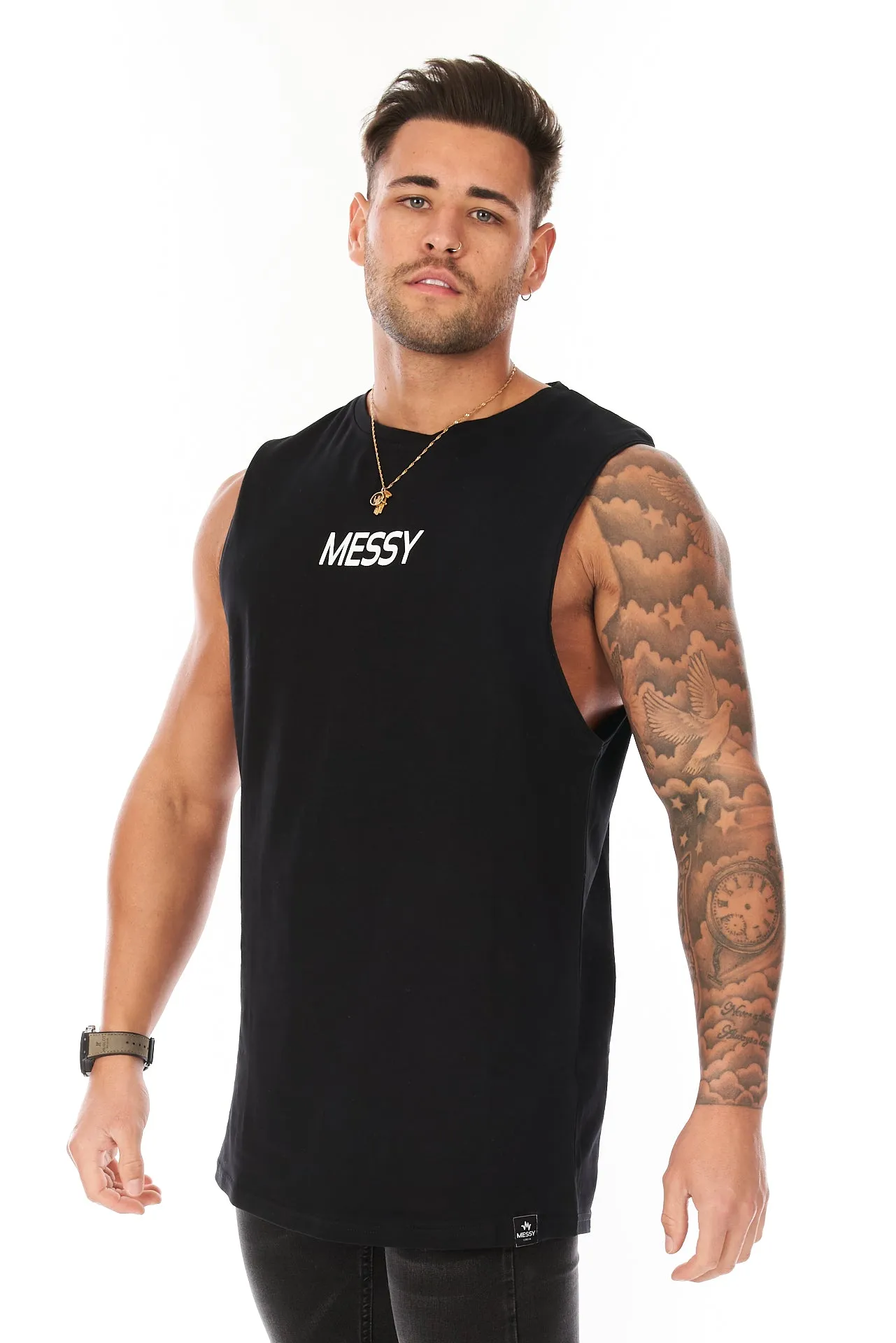 Core Sleeveless T-Shirt Black