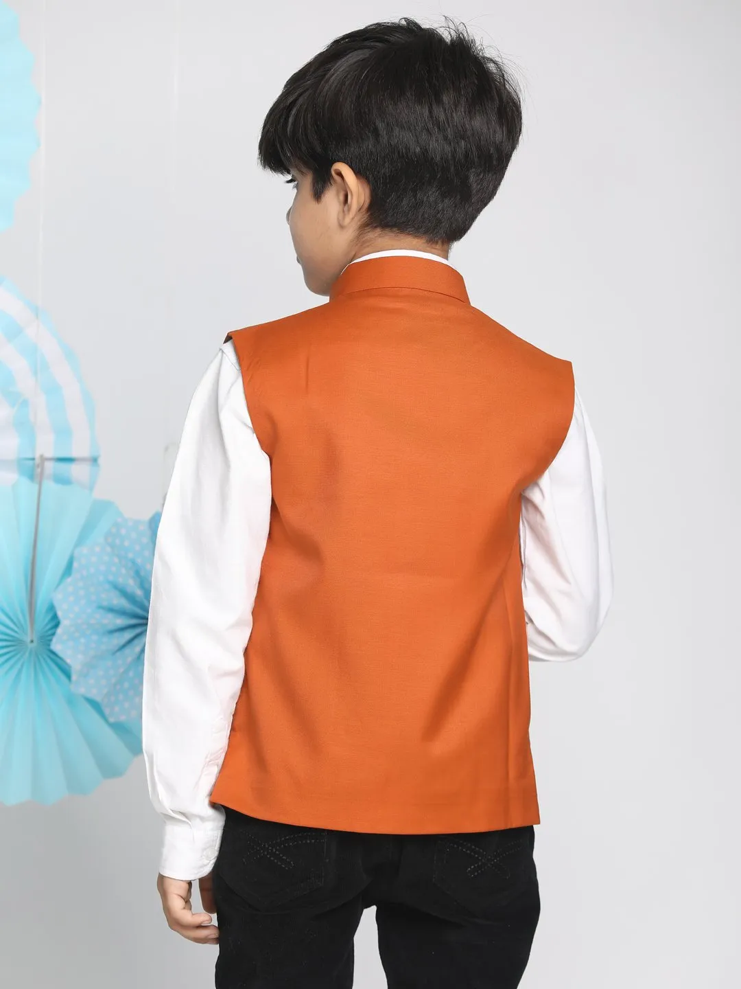 Cotton Blend Nehru Jacket for Boys - Final Clearance Sale