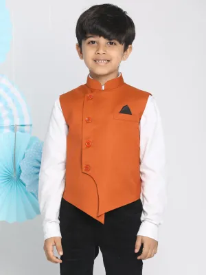 Cotton Blend Nehru Jacket for Boys - Final Clearance Sale