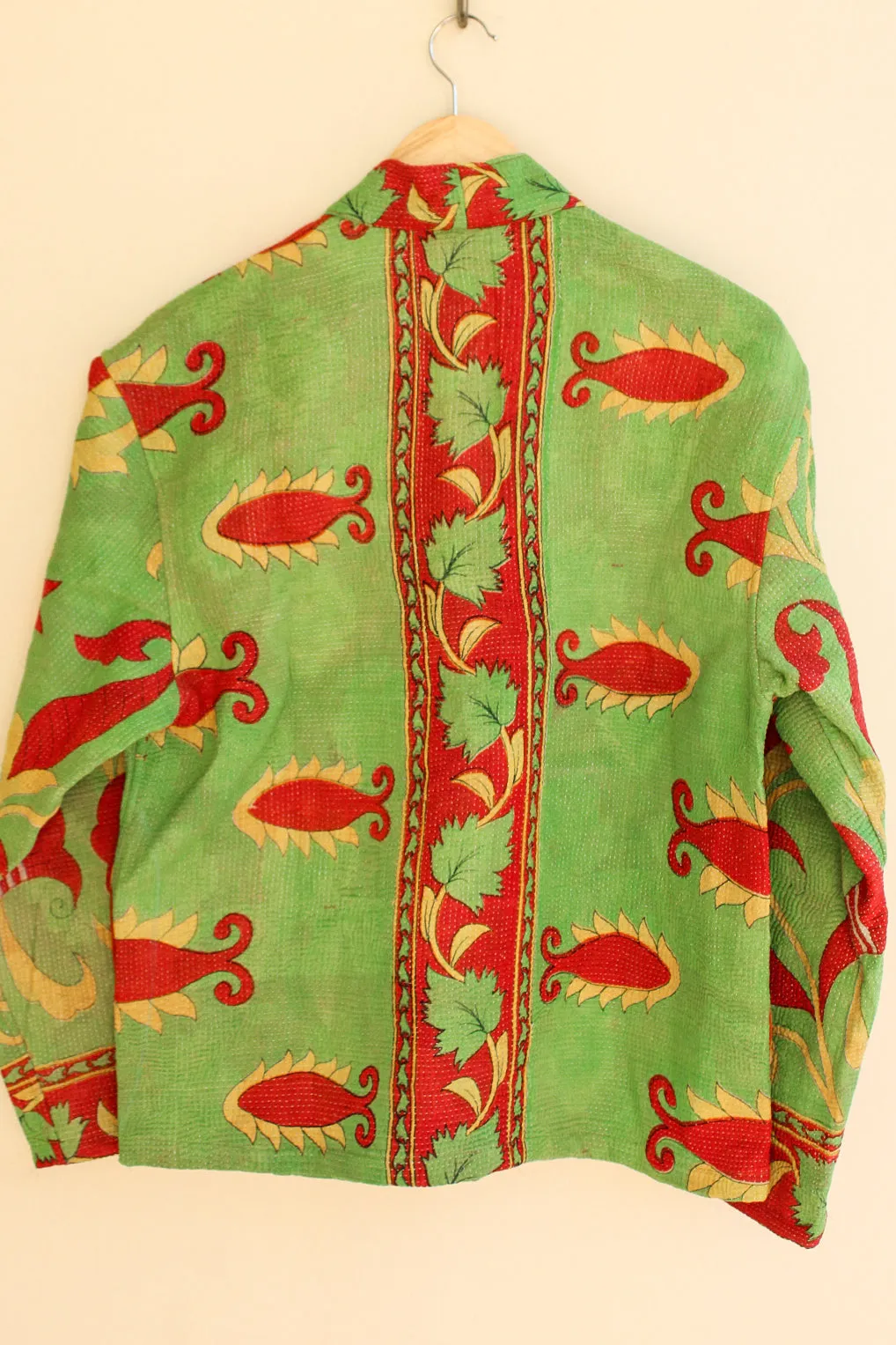 Cotton Kantha Crop Jacket 016