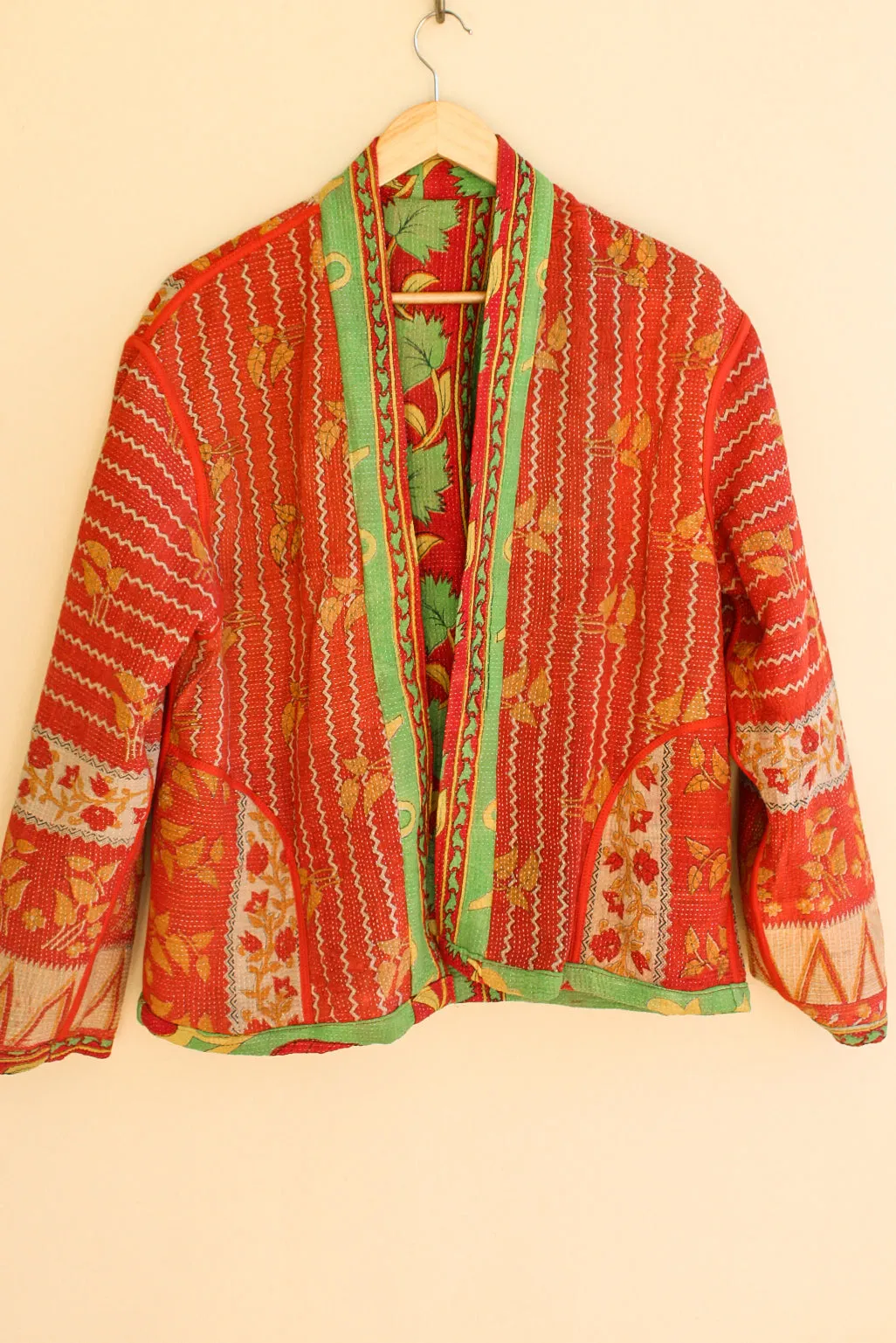 Cotton Kantha Crop Jacket 016