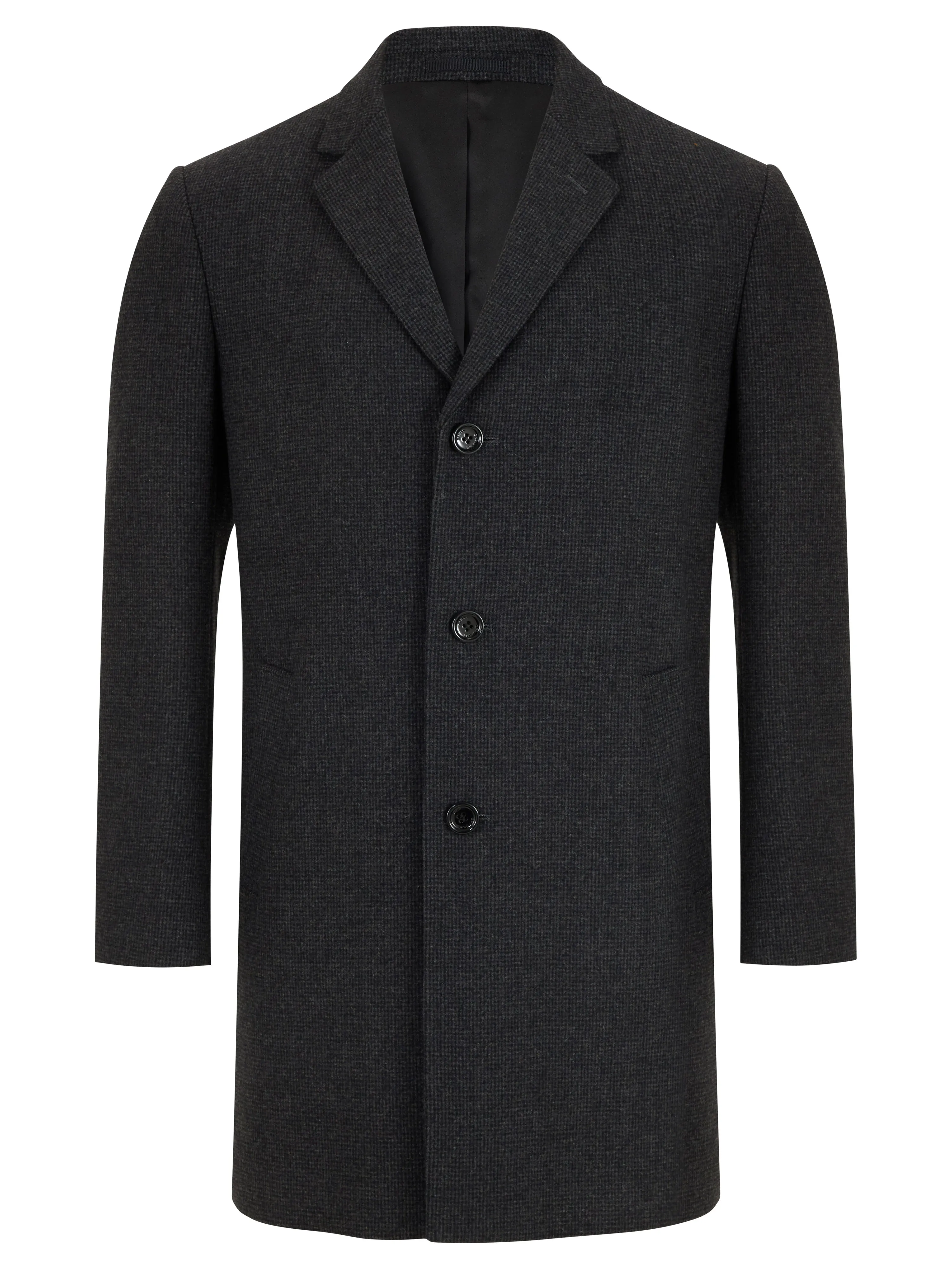 DANIEL GRAHAME Osborne Charcoal Tailored Coat