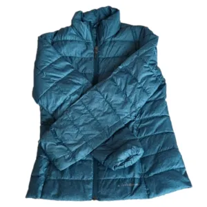 Eddie Bauer Green Blue EB650 Lighter Weight Packable Down Puffer Jacket Size XS
