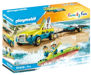 Family Fun Beach Car with Canoe