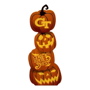 Georgia Tech Yellow Jackets 31 Inch Pumpkin Leaner