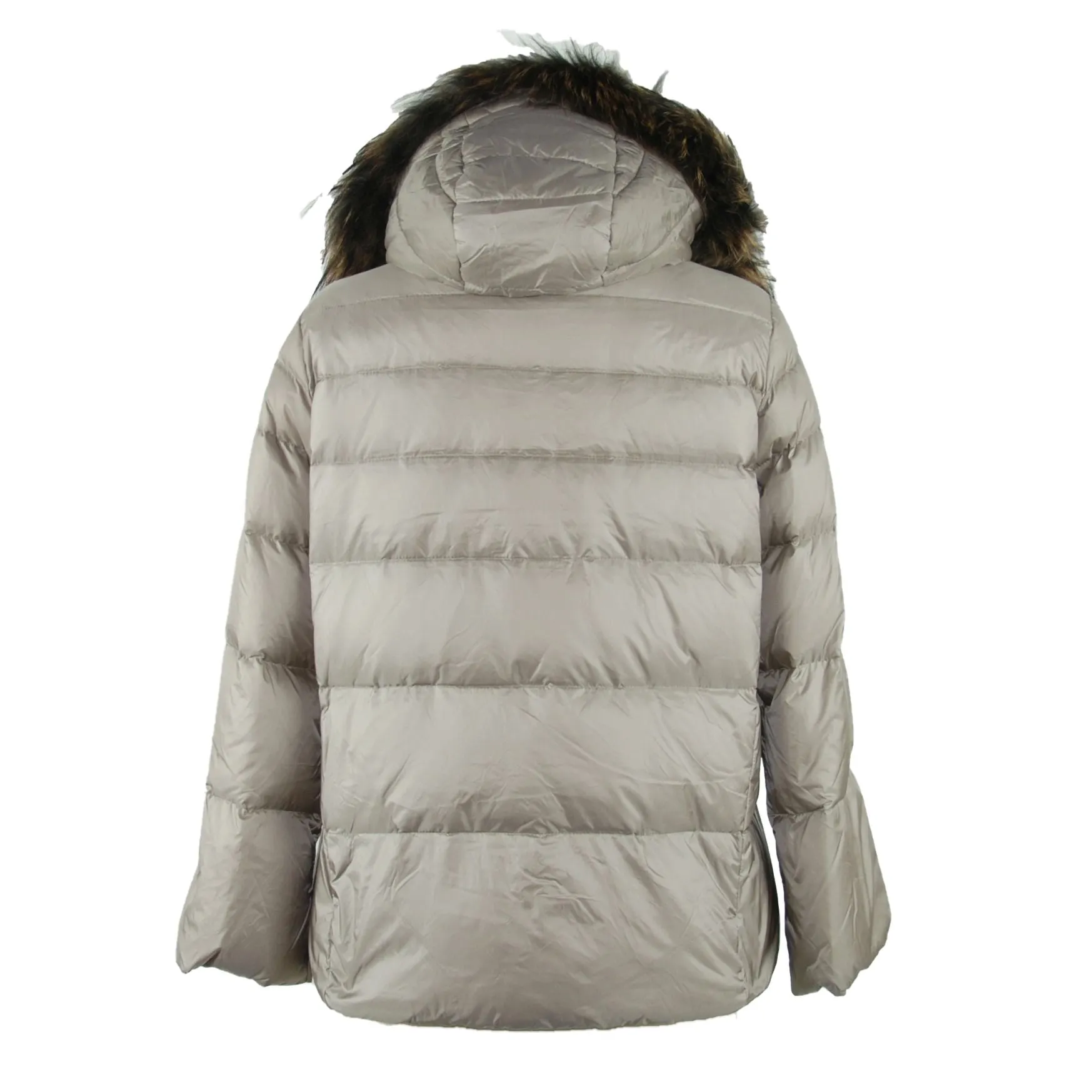 Gray Polyamide Jackets & Coat