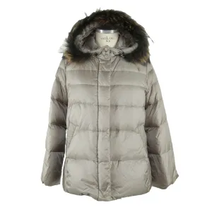 Gray Polyamide Jackets & Coat
