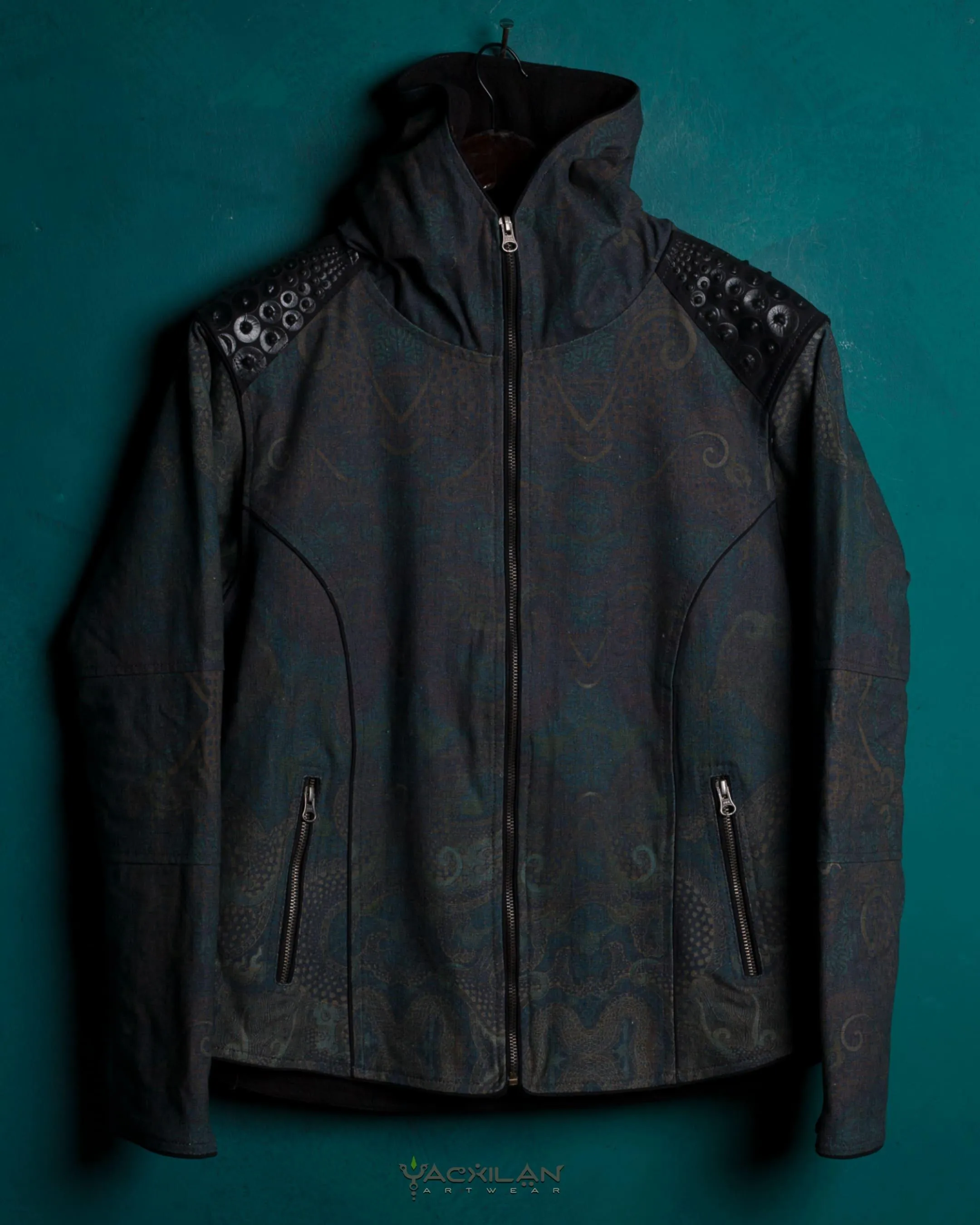 Jacket Men / Thick Linen AOP - DRAGONS of SANGOMA