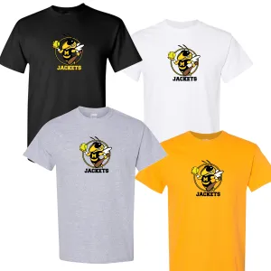 Jackets Bee With Circle Softball