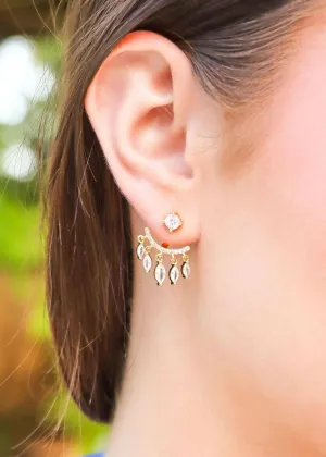 Looking For You Earrings - Gold/Crystal