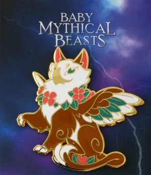 Mythical Beasts Pin (Baby Griffon) | 2" Hard Enamel Pin