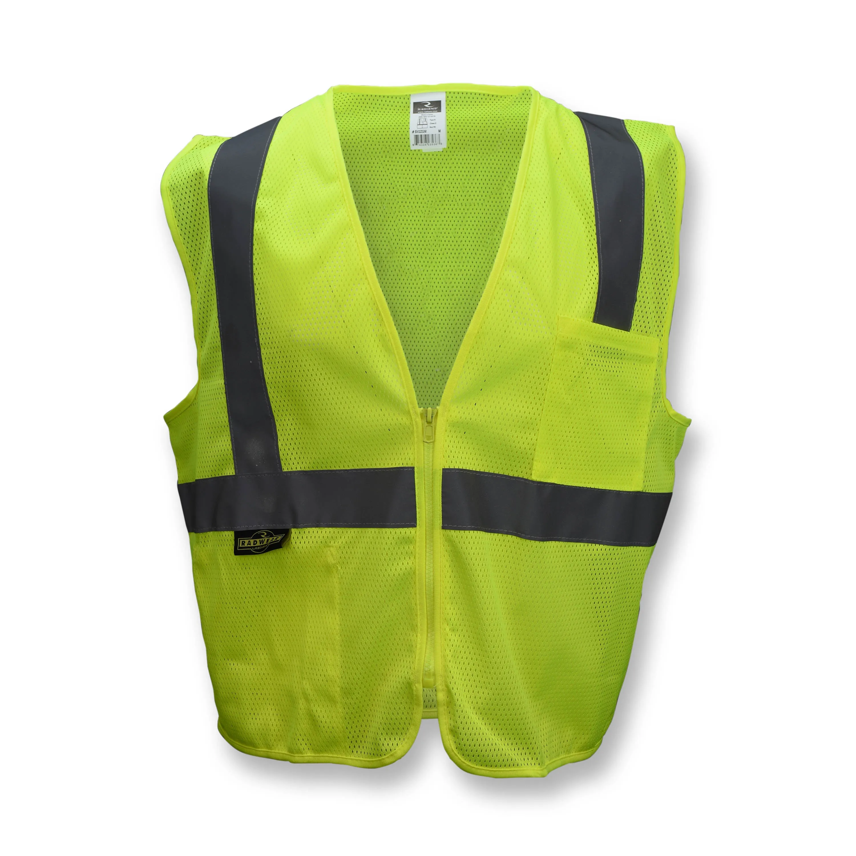 Radians SV2ZGM Class 2 Green Mesh Economy Safety Vest