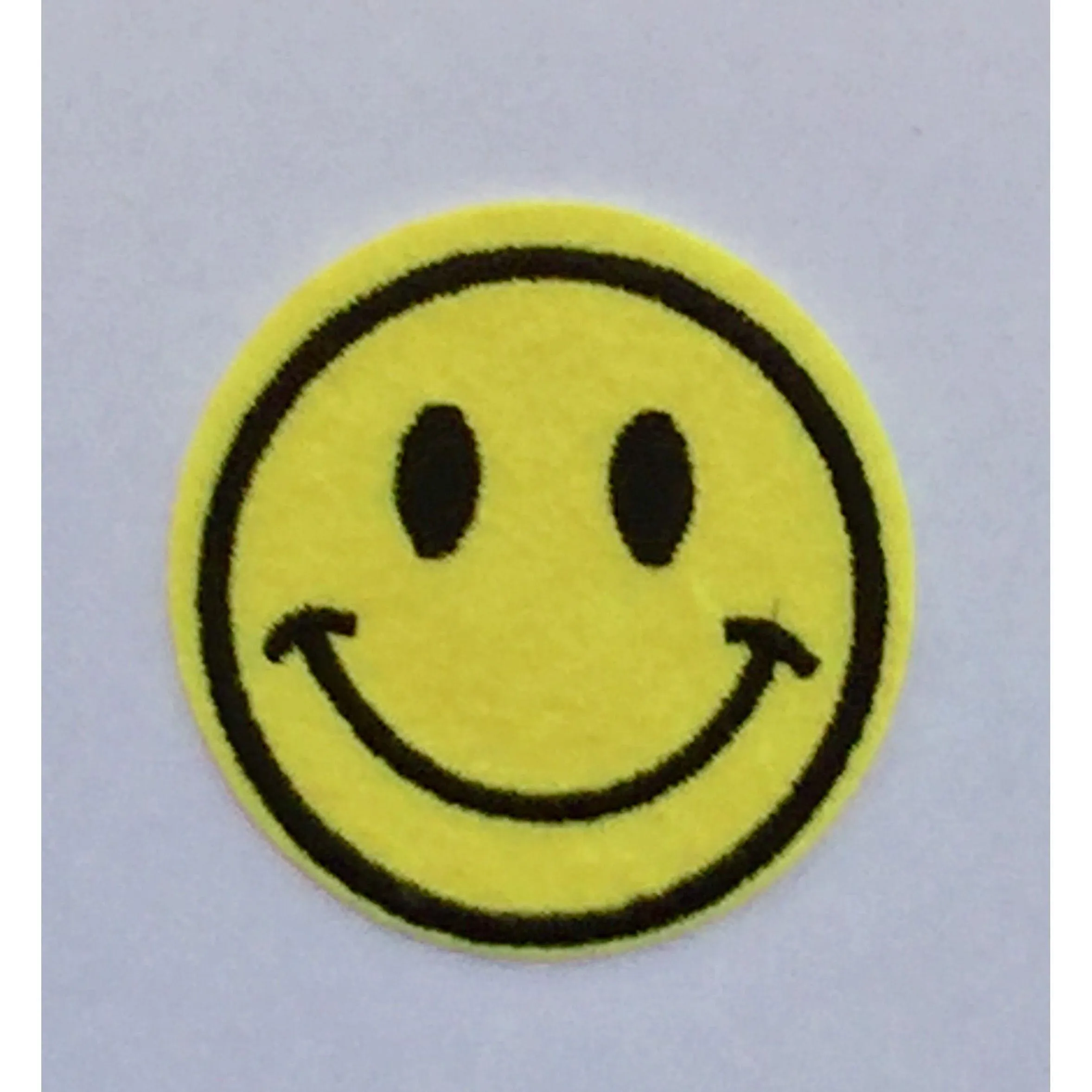 Smile Emoji- Embroidered Cloth Patch