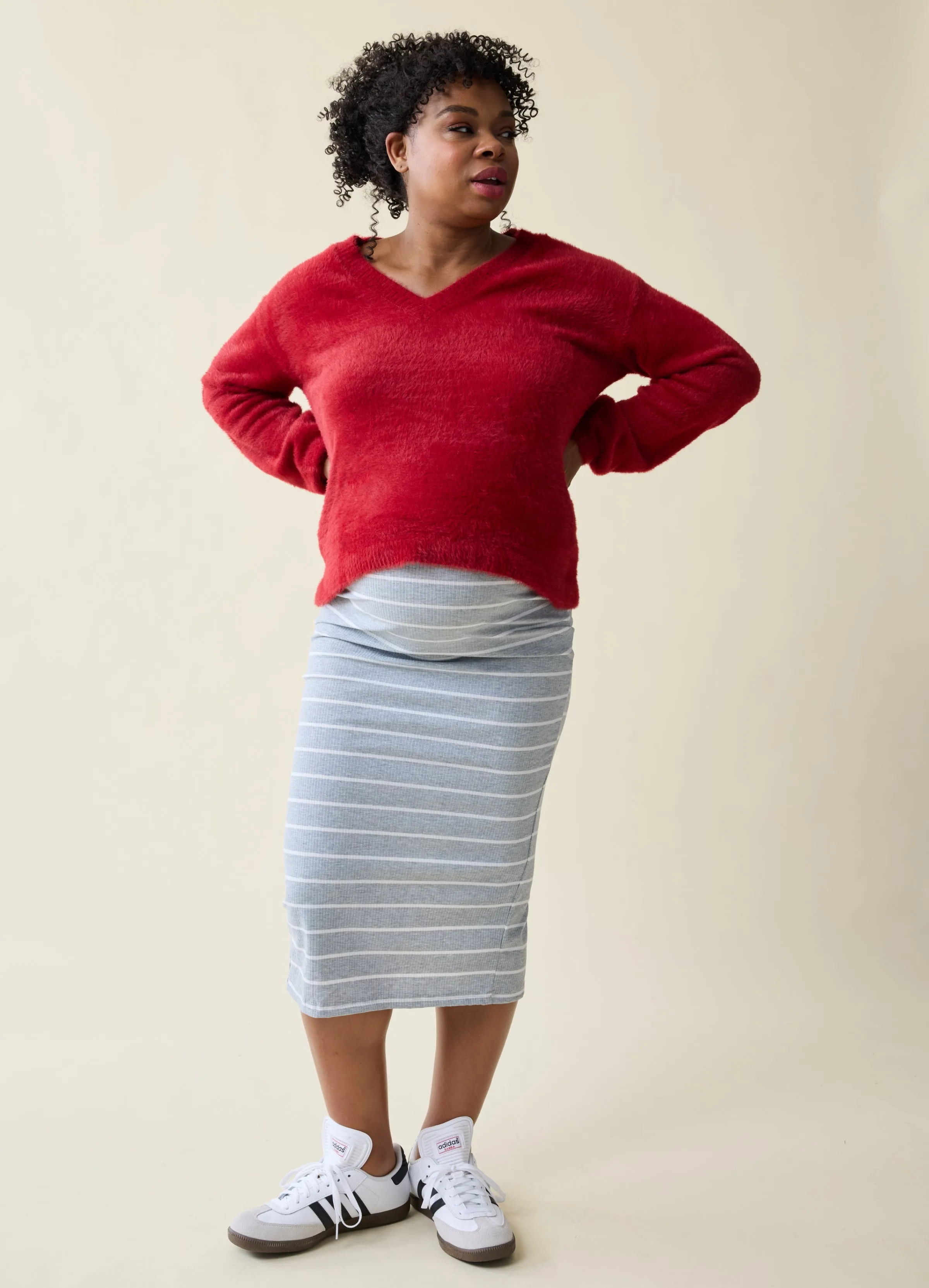The Fluffy Maternity   Postpartum Sweater