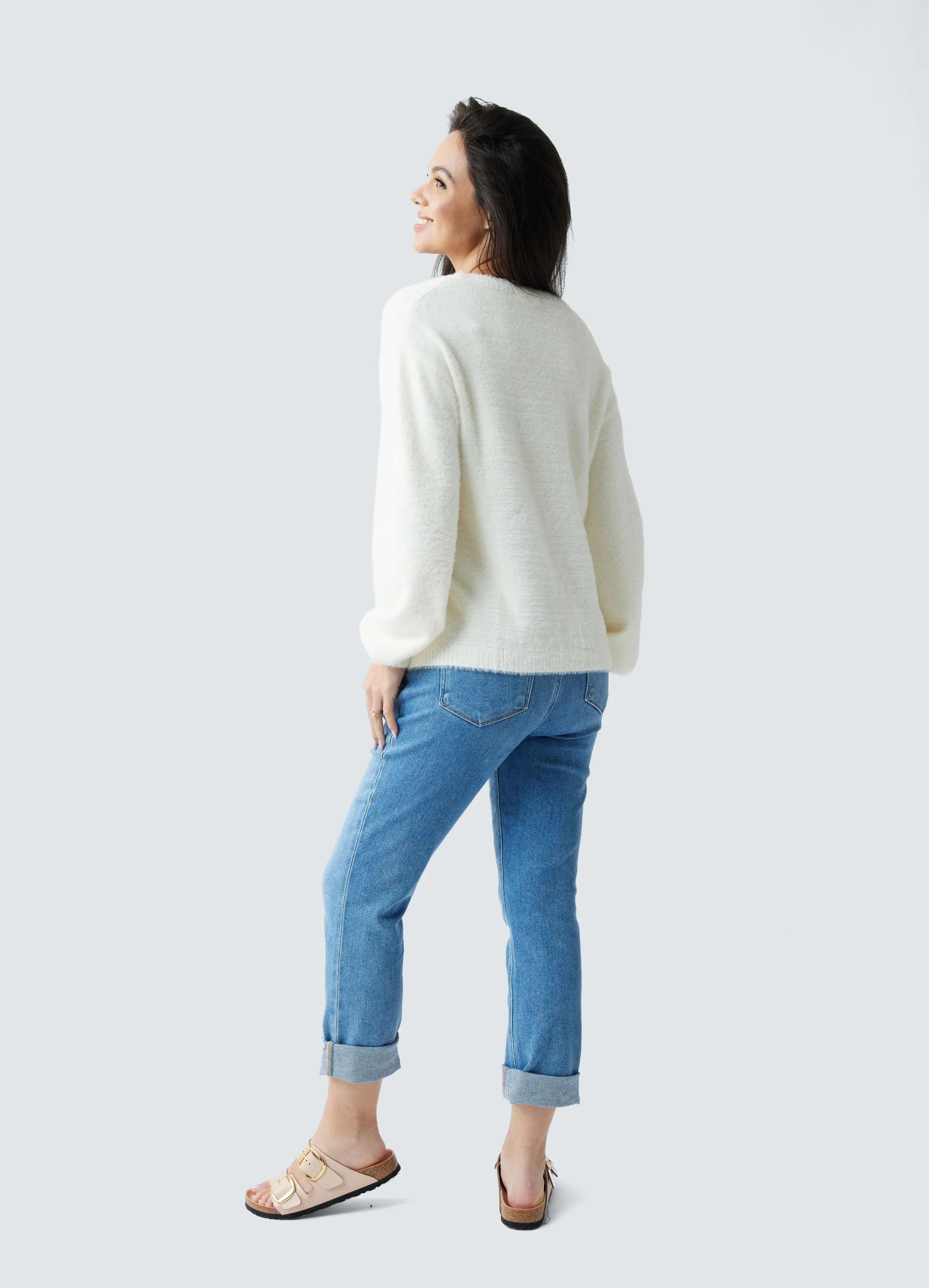 The Fluffy Maternity   Postpartum Sweater
