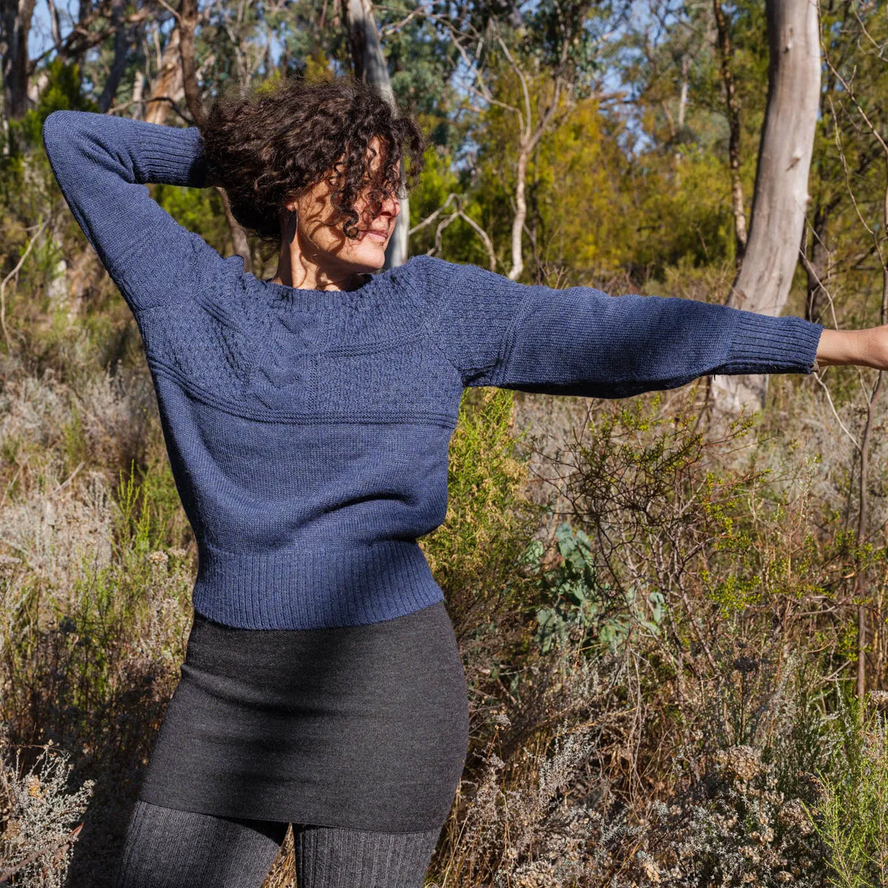 Unisex Fisherman's Gansey - Indigo Dyed (AW25) *Coming 2025