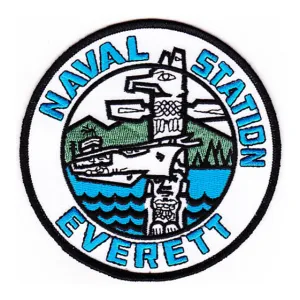 U.S. Naval Station Everett Washington State Patch