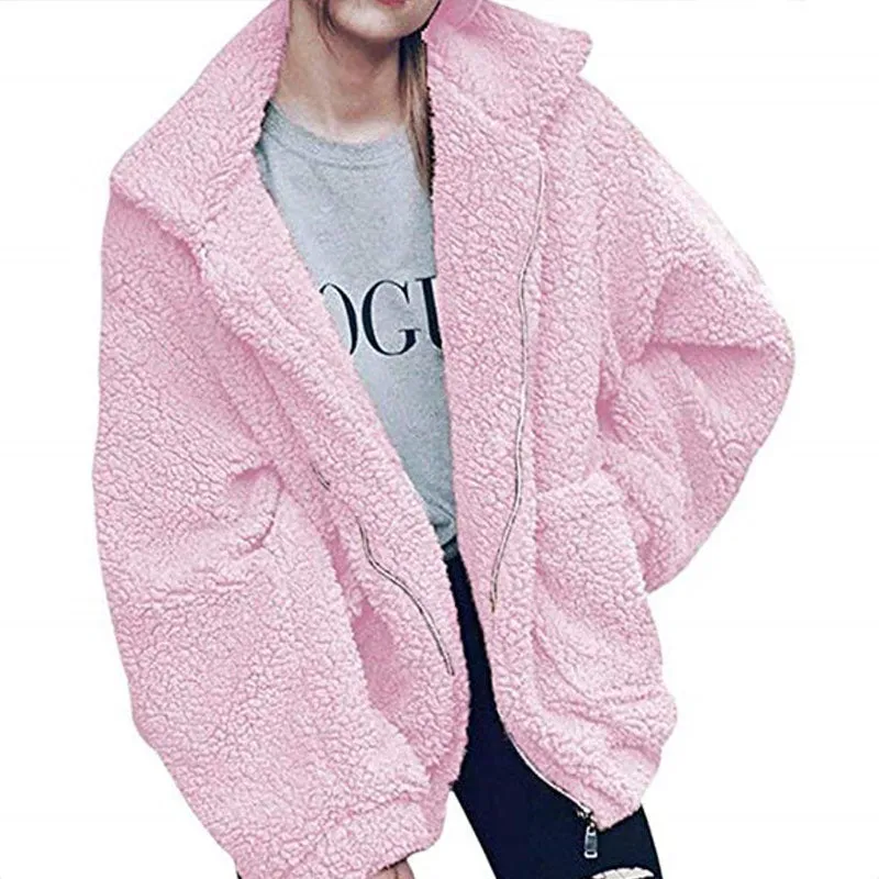 Winter Zipper Teddy Jacket